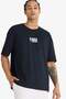 NBA Wordmark Crew Neck Back-Printed Short Sleeve T-Shirt G3645AX25AU - 3
