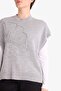 Relax Fit Crew Neck Floral Knit Sweater G3324Ax25Au - 4