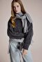 Wool Blend Crew Neck Oversized Fit Knitwear Sweater F3254Ax25Wn