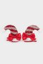 Women's Christmas Themed Walking Stick with Candy Figure and 2 Snap Buckles F7053Axns