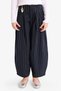 100% Cotton Baggy Fit Charm Detailed Wide Leg Gabardine Trousers for Girls G3250A825Wn - 2