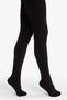 Women's Black Thermal Pantyhose F8641Axns