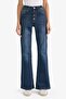 Mıa Flare Fit Regular Waist Long Jean Trousers F2961Ax25Wn - 3