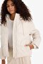 Water Repellent Regular Fit Hooded Fleece Lined Faux Leather Coat F2142Ax25Wn - 4