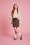 100% Cotton Leopard Patterned Skirt for Girls G3784A825Wn