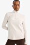 Warmtech Standard Fit High Collar Zippered Sportsman Sweatshirt F1687Ax25Wn