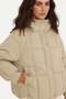 Water Repellent Regular Fit Hooded Zippered Inflatable Coat F2144Ax25Wn - 4