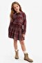 Oxford Checked Long Sleeve Shirt Girls G1636A825AU - 2