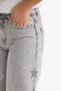 100% Cotton 90's Wide Leg Wide Leg Jean Pants for Girls G4942A825Au - 4