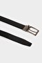 Men's Double-Sided Buckle Faux Leather Classic Belt G4435Axns - 5