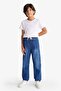 Jogger Fit Extra Flexible Elastic Waist Jean Trousers for Boys G3022A825Au - 2