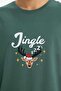New Year's Themed Pajama Set Regular Fit Long Sleeve Top Long Bottom G2935Ax25Wn - 5