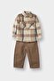 2-Piece Set Checked Flannel Shirt Trousers Baby Boy G3226A525WN