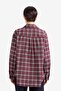 Overshirt Fit Checked Flannel Long Sleeve Shirt G3613AX25AU - 6