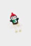 Women's New Year Panda Themed Buckle F7416Axns