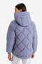 Windproof Water Repellent Oversize Fit Wide Fit Hooded Inflatable Coat with Zipper Pockets E9260Ax25Au - 4