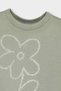 Crew Neck Floral Short Sleeve T-Shirt Baby Girl F3500A525Au - 2