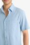 100% Cotton Slim Fit Polo Collar Short Sleeve Shirt F6343Ax25Au - 5
