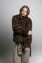 Warm Standing Collar Zippered Faux Fur Coat Girls G2763A825Wn - 5