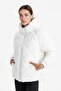 Windproof Water Repellent Oversize Fit Wide Fit Hooded Inflatable Coat with Zipper Pockets E9260Ax25Au - 3