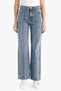 90S Wide Leg High Waist Straight Leg Long Jean Snow Washed Trousers F2938Ax25Wn - 6