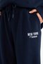 Standard Fit Waist Lace-Up Pocketed Fleece Sweatpants Y2650Az25Wn - 6
