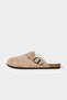 Men's Flat Sole Suede House Slippers F0481Ax25Wn - 3