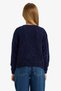 Crew Neck Chenille Knitwear Sweater for Girls F2619A825Wn - 5