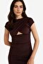 Crew Neck Short Sleeve Midi Dress G2945Ax25Au - 5