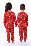 100% Cotton Interlock Fabric Christmas Themed Unisex Children's Pajamas - 3