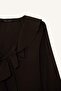 V-Neck Modal Ruffled Blouse G1971AX25WN - 8