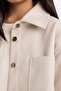 Long Sleeve Snap Button Shirt Jacket Girls F2271A825AU - 5