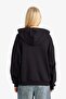 قصة فضفاضة سويت شيرت واسع بغطاء رأس مطبوع G1223AX25WN - 5