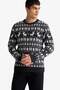 Christmas Themed Standard Fit Knitwear Sweater G1047Ax25Wn - 3