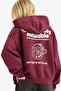 Overshirt Fit Hooded Printed Thick Fabric Sweatshirt G0181Ax25Wn