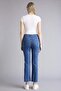 Crop Flare Fit Mid Waist Short Bell-Bottom Jean Pants G2217Ax25Wn - 5