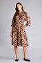 Shirt Collar Half Sleeve Dress G3424Ax25Au - 2