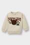 100% Cotton Crew Neck Bear Printed Soft Fleece Inside Sweatshirt for Baby Boy F7590A525Wn - 2