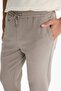Stretch Fabric Jogger Fit Short Leg Combed Cotton Trousers F0412Ax25Wn - 6