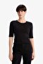 100% Cotton Slim Fit Ribbed Camisole T-Shirt G2534Ax25Au - 4