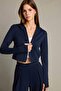 Modal Cardigan with Hood and Zipper G2956Ax25Au