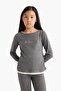 2'Li Set Printed Long Sleeve T-Shirt Sweatpants Girls G0119A825Au - 4