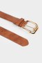 Women's Big Buckle Faux Leather Jean Belt F3280Axns - 3