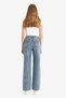90S Wide Leg High Waist Straight Leg Long Jean Snow Washed Trousers F2938Ax25Wn - 8