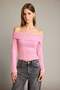 Boat Neck Long Sleeve T-Shirt G5054Ax25Wn - 4