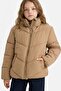 Water Repellent Fleece Lined Zippered Inflatable Coat Girl Child C5391A825Au - 3
