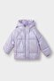 Warm Hooded Zippered Snap Fastener Puffer Coat Baby Girl E7985A525Au