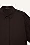 100% Cotton Regular Fit Poplin Shirt with Tie Detail F9139Ax25Wn - 7