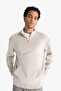 Ultra Soft Regular Fit Soft Touch Velvet Sweatshirt F2352Ax25Wn - 4