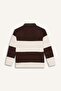Boy's Polo Neck Color Block Sweatshirt G3375A825Au - 5